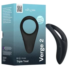   We-Vibe Verge 2 - aplikacijo upravljan vibracijski obroček za penis za moške (črn)