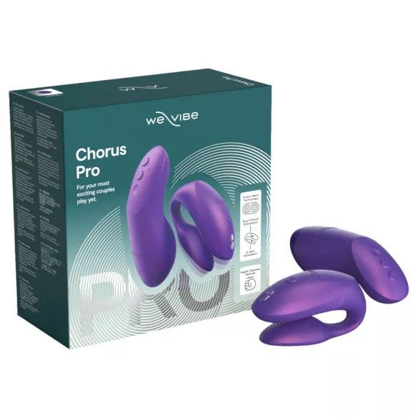 We-Vibe Chorus Pro - vibrator za pare z daljinskim upravljalnikom - vijoličen