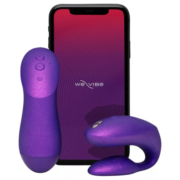 We-Vibe Chorus Pro - vibrator za pare z daljinskim upravljalnikom - vijoličen