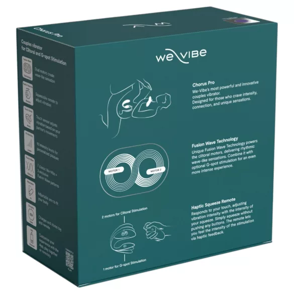 We-Vibe Chorus Pro - vibrator za pare z aplikacijo in daljincem (vijoličen)