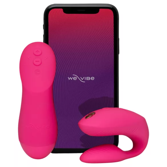 We-Vibe Chorus Pro - vibrator za pare z daljinskim upravljanjem - roza