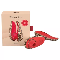   Womanizer Liberty 2 - stimulator klitorisa z zračnimi valovi (leopardji vzorec)