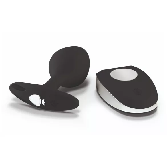 Mystim - elektro analni vibrator - vibracije - črna
