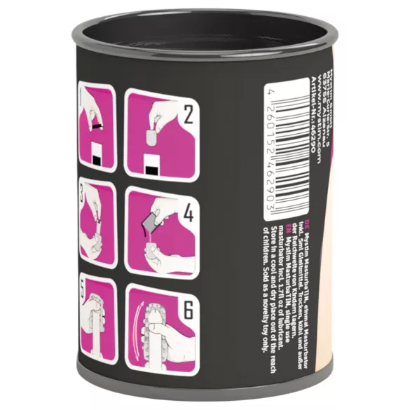 Mystim - moški masturbator z izboklinami - bela