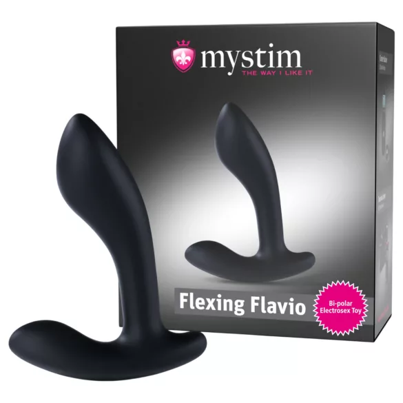 Mystim - elektro vibracijski analni stimulator za prostato - črn