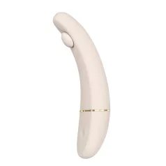 OhMyG - polnilni G-točka vibrator s pulziranjem (bela)