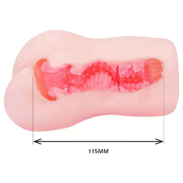 TAMASHII Pohotna žena - hentai masturbator v obliki umetne vagine (naravna barva)