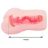 TAMASHII Pohotna žena - hentai masturbator v obliki umetne vagine (naravna barva)