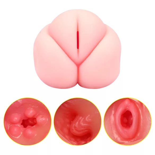 TAMASHII Pohotna žena - hentai masturbator v obliki umetne vagine (naravna barva)