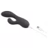 le Wand Soft Rabbit - zajčji vibrator s 2 motorjema - črn