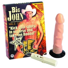   NMC Big John - napihljiv erotični moški lutka z vibratorjem