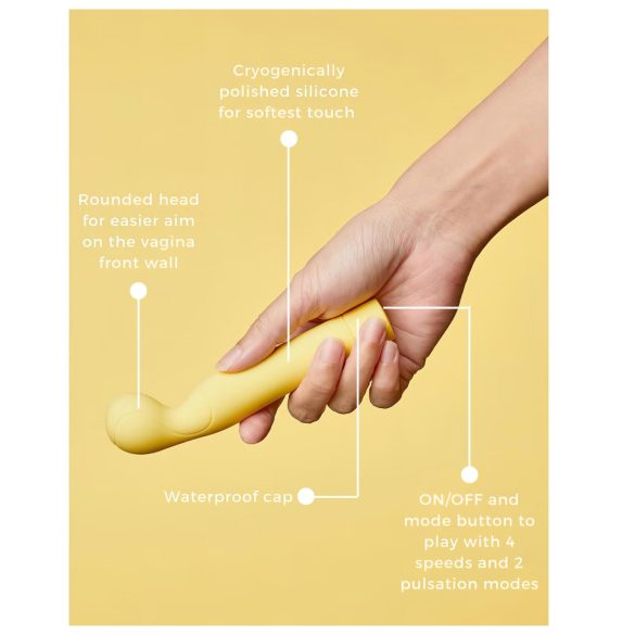 Smile Makers - Vibrator Tenis Trener (rumena)