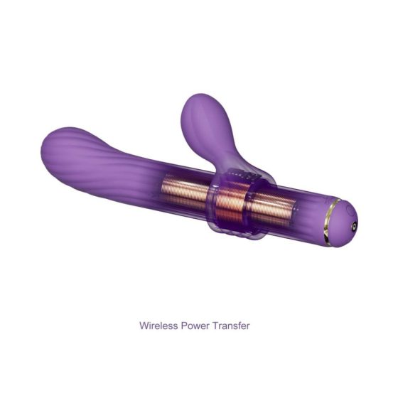 Magic Stick - vibrator z zamenljivo paličico (vijolična)