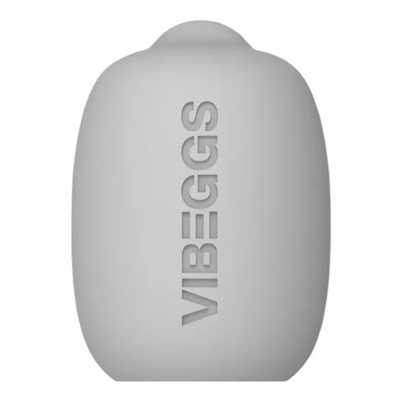 VIBEGGS Candy Curves - vibratorno jajce masturbator - bela
