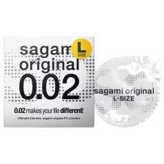Sagami Original 0,02 L - kondom - ultra tanek - 58mm (1 kos)