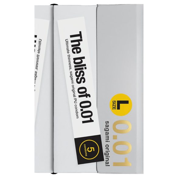 Sagami Original 0,01 L - kondomi - ultra tanki - 58mm (5 kos)