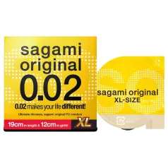 Sagami Original 0,02 XL - kondom - XL velikost 61mm - 1 kos