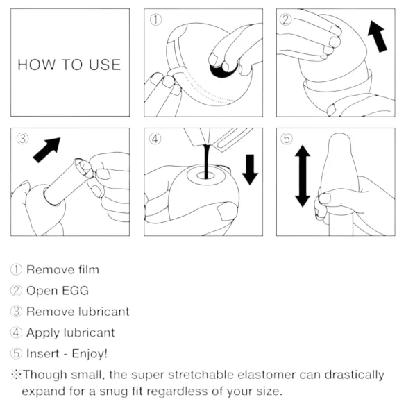 TENGA Egg Tube - jajčna masturbatorija (1 kos)