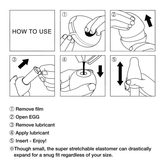 TENGA Egg Ring - masturbator za penis - elastičen - 1 kos