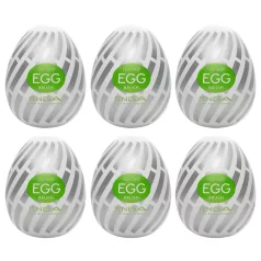   TENGA Egg Brush - masturbator v obliki jajca - komplet 6 kosov