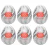 TENGA Egg Tornado - masturbator v obliki jajca - komplet 6 kos