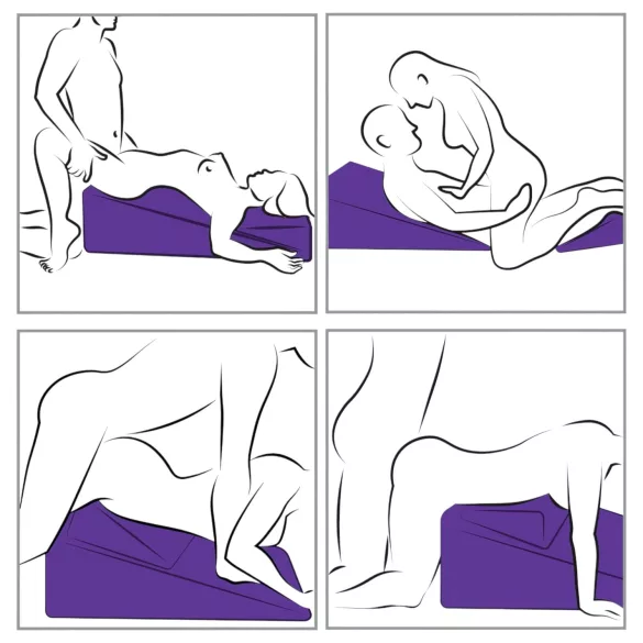 Liberator Wedge/Ramp - komplet dveh seks blazin - črna