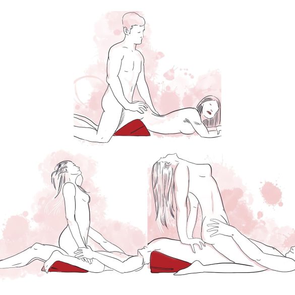 Liberator Wedge - seks klinasta blazina - črna