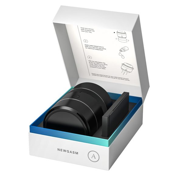 Arcwave Voy - masturbator za moške - nastavljivo stiskanje in vrtenje - črna