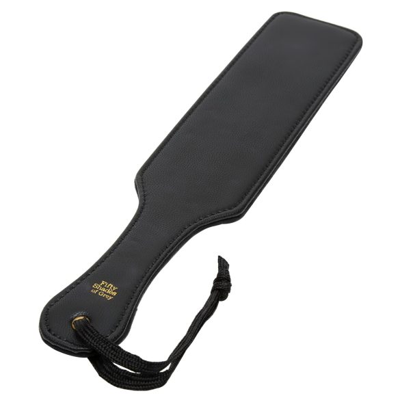 Fifty Shades of Grey - erotična ploska lopatica - umetno usnje - črna