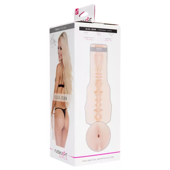 Fleshlight Elsa Jean Treat - realistična umetna zadnjica (naravna)