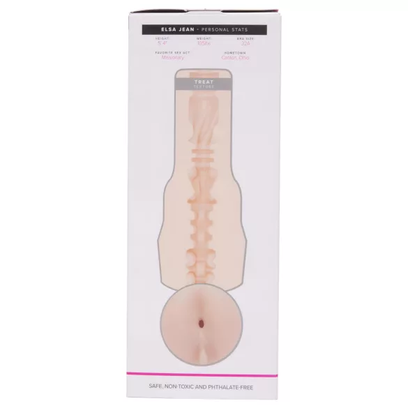 Fleshlight Elsa Jean Treat - realistična umetna zadnjica (naravna)