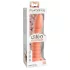 Dillio Wild Thing - rebrasti dildo (19cm) - oranžen