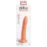 Dillio Wild Thing - rebrasti dildo (19cm) - oranžen