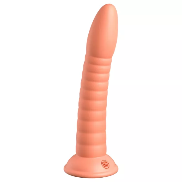 Dillio Wild Thing - rebrasti dildo (19cm) - oranžen