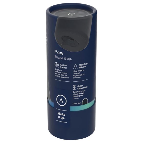 Arcwave Pow - ročni vakuumski masturbator (črn)