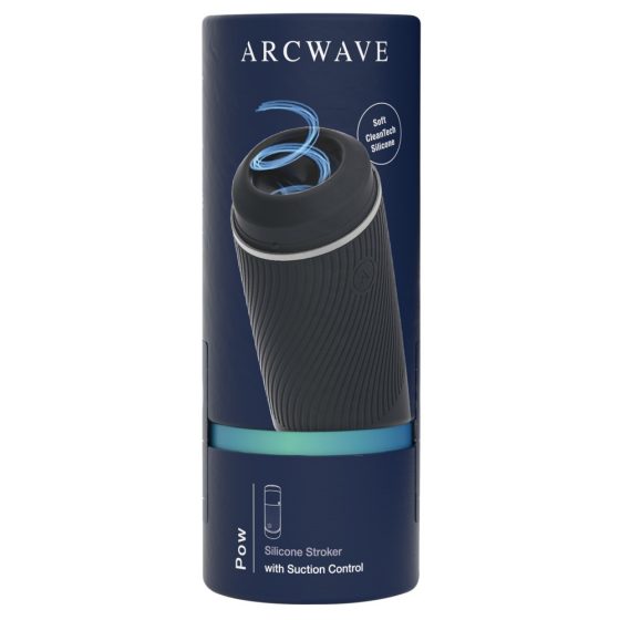 Arcwave Pow - ročni sesalni masturbator (črn)