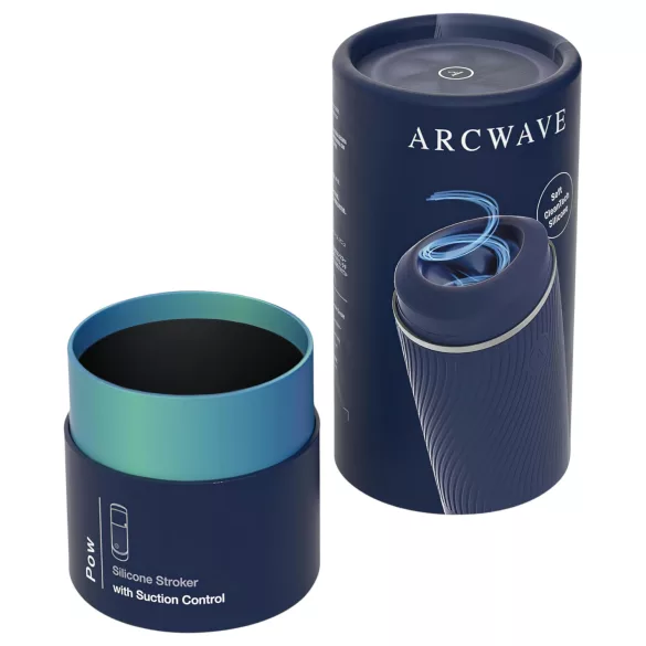 Arcwave Pow - ročni masturbator z vakumom - modra