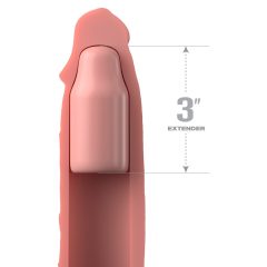   X-TENSION Elite 3 - Obloga za penis z možnostjo rezanja (naravna)