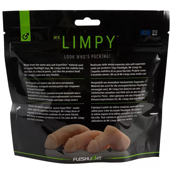 Mr. Limpy - realistični dildo - velik - naravna barva
