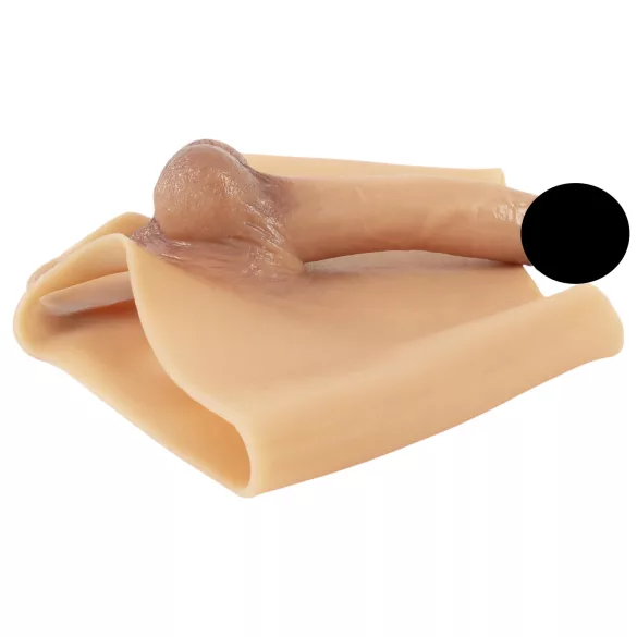 You2Toys - realistična dildo proteza - silikon natur