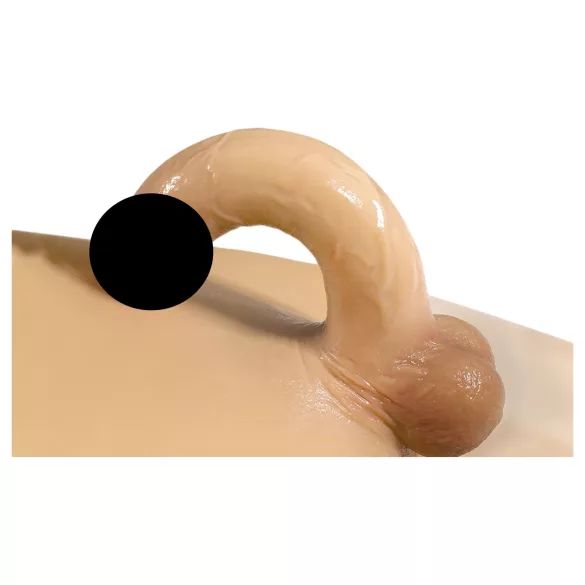 You2Toys - realistična dildo proteza - silikon natur