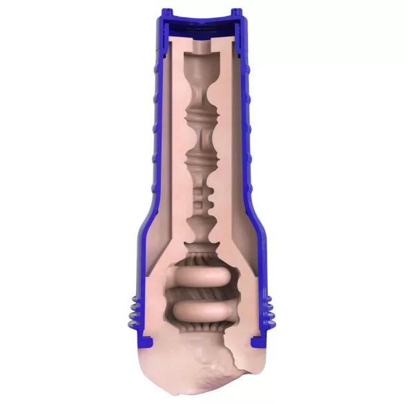 Fleshlight Boost Bang - masturbator vagina - realistično - naravna barva