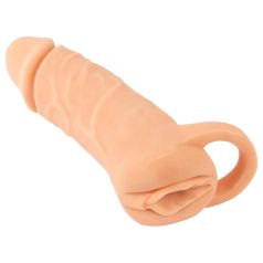 Nature Skin - penisni ovoj in masturbator - 18cm (naravno)