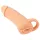 Nature Skin - podaljšek za penis in umetna vagina - 18 cm - naravna barva