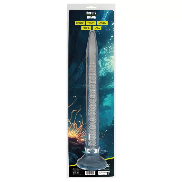 Beasty Cocks - dolg dildó - ekstra dolg - silikon modra