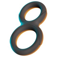 Erecto - dvojni erekcijski obroč - črna