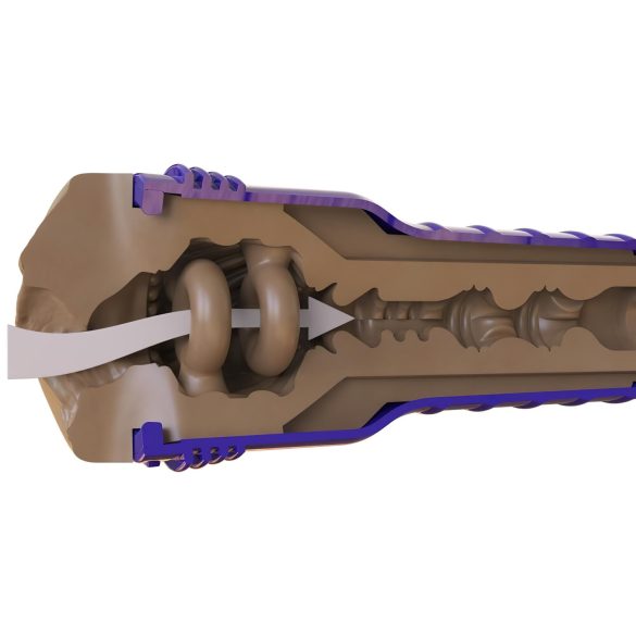 Fleshlight Boost Bang - masturbator vaginalna realistična - rjava