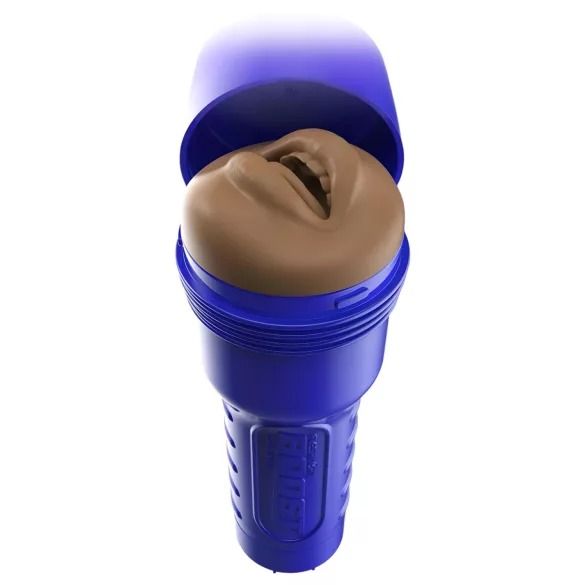 Fleshlight Boost Blow - masturbator usta realističen - rjav