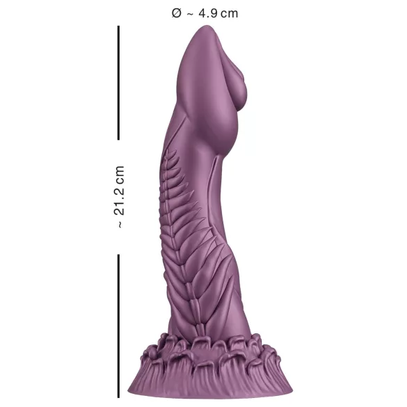 Beasty Cocks Alien Phallus - dildo v obliki vesoljca - vijoličen