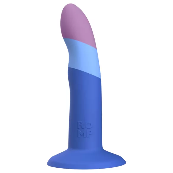 ROMP Piccolo - silikonski dildo - prožen - modro vijoličen